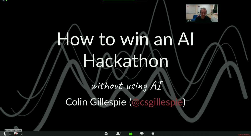 How to win an AI Hackathon, without using AI 
