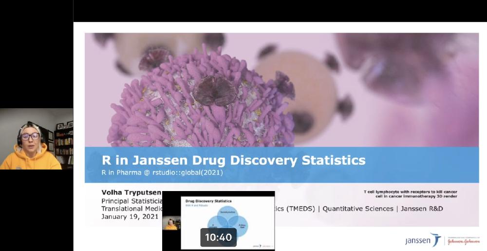 R in Janssen Drug Discovery Statistics