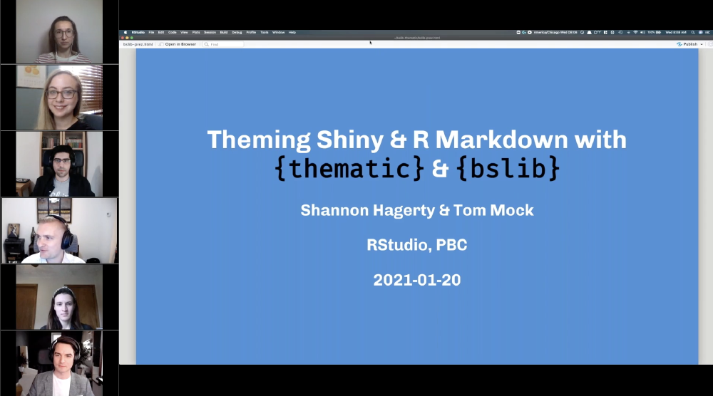 Theming Shiny and RMarkdown with {thematic} & {bslib}