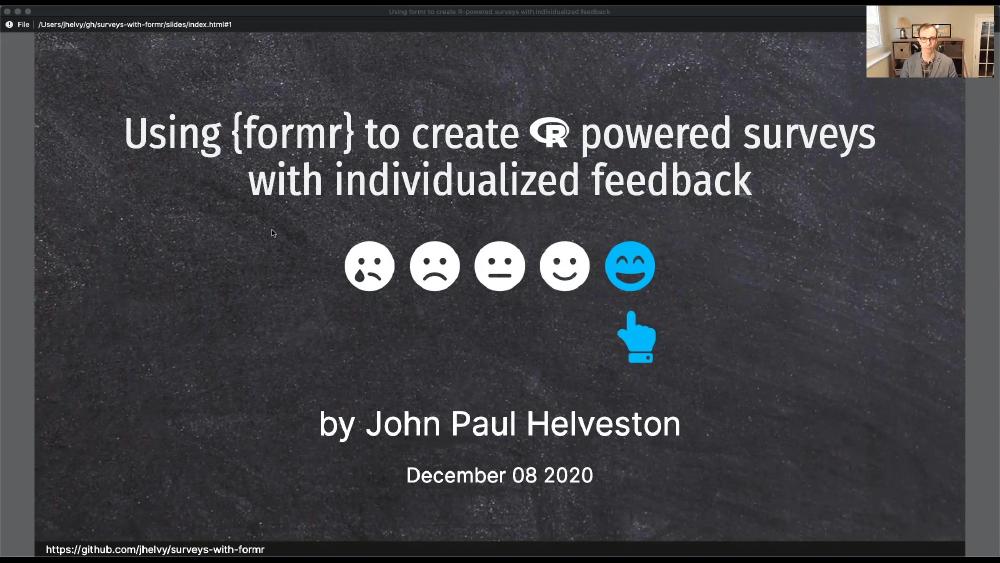 Using formr to create R-powered surveys with individualized feedback